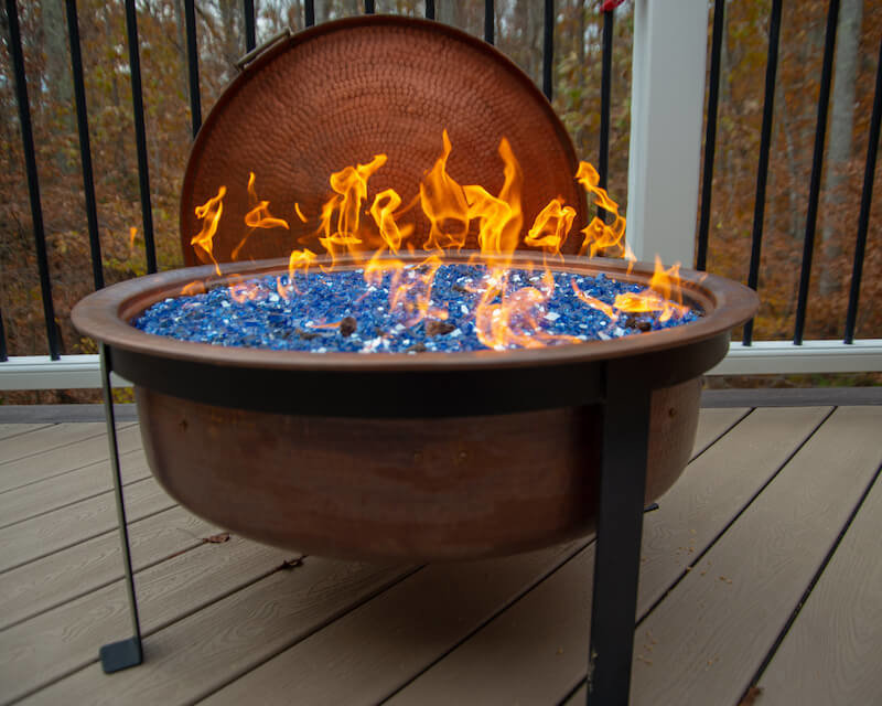 Firepit on Patio